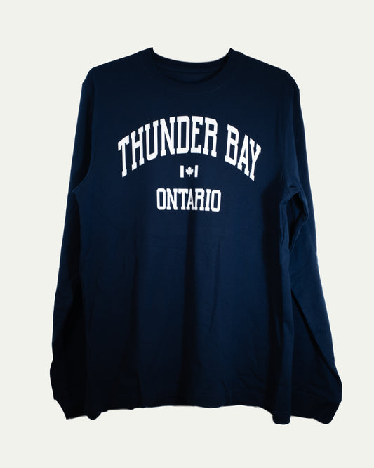 Thunder Bay Ontario Long Sleeve Navy