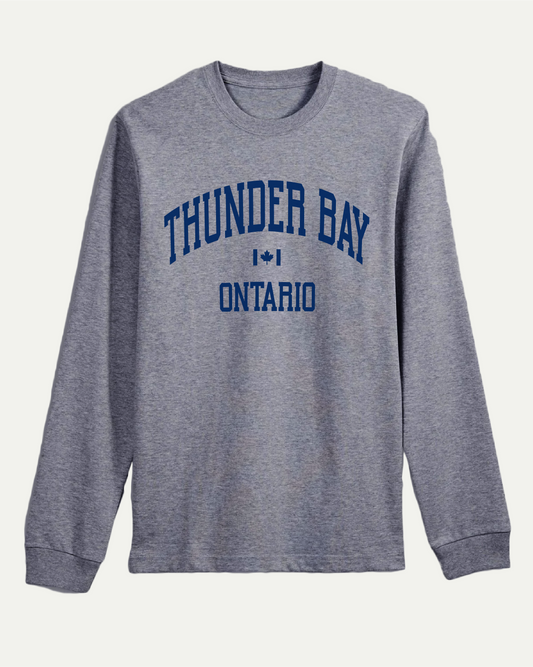 Thunder Bay Ontario Long Sleeve Gray